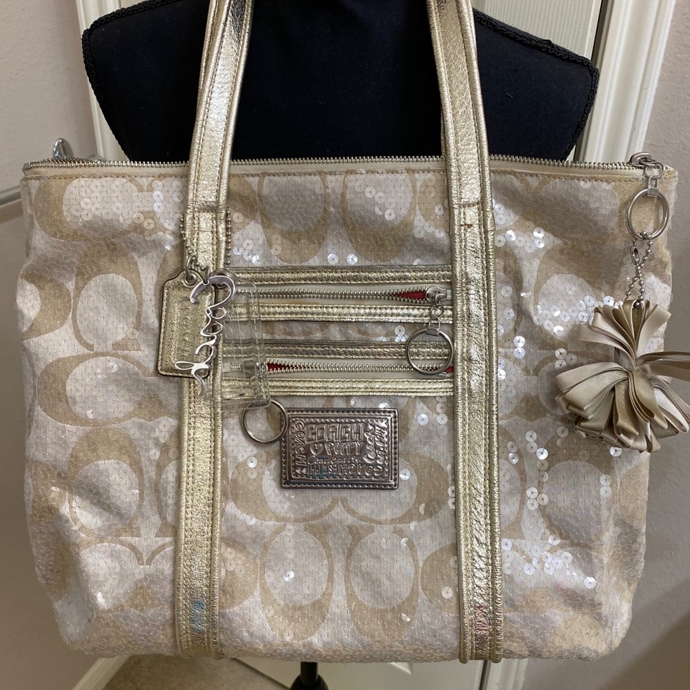 Coach Poppy Sequin Bag-Rare 🌟✨